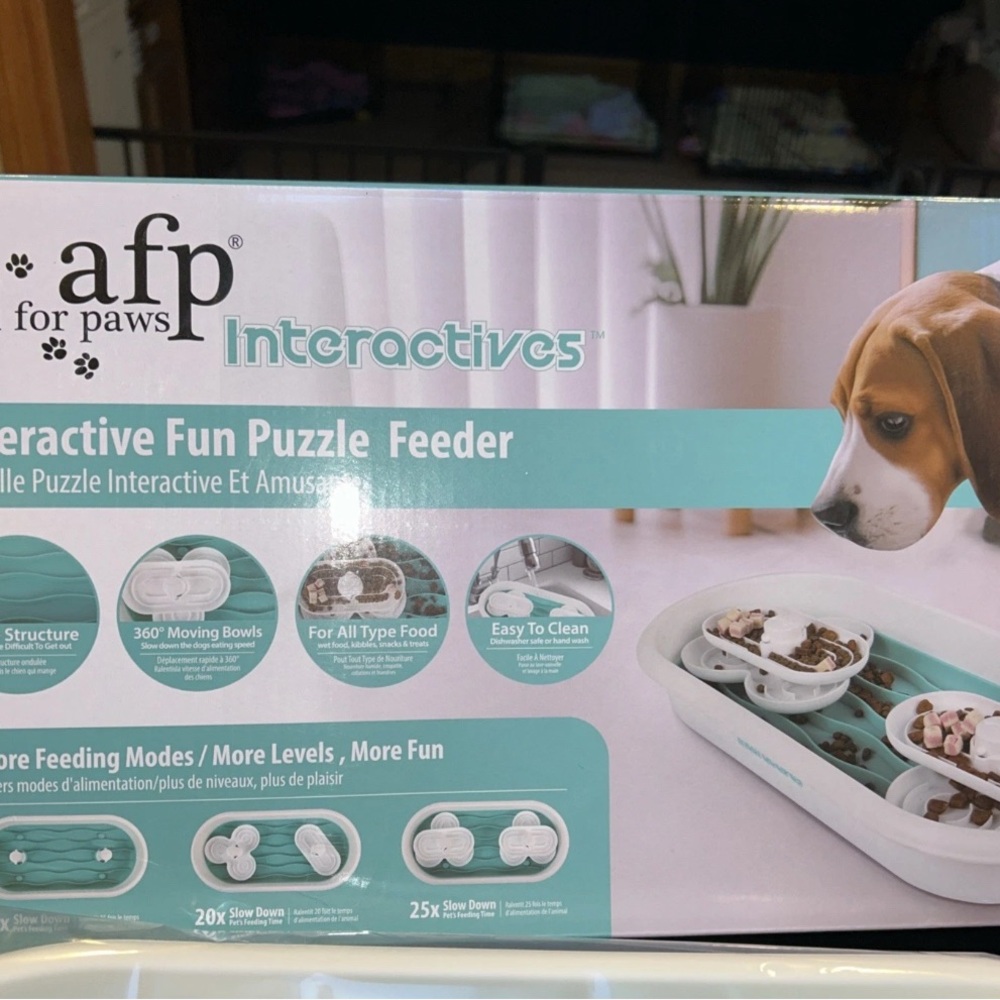 Interactive Fun Puzzle Feeder - Teal